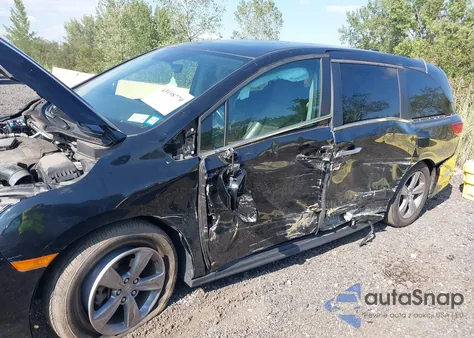 2020 Honda Odyssey Ex-L/Ex-L W/Navi Res from USA, damaged, VIN 5FNRL6H7XLB027649